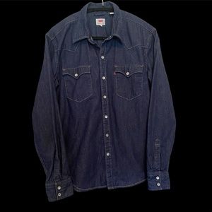 Levi Strauss denim button up